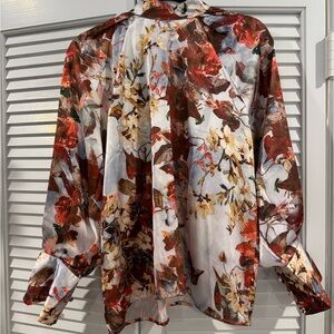 Molly Bracken Multicolor Floral Blouse